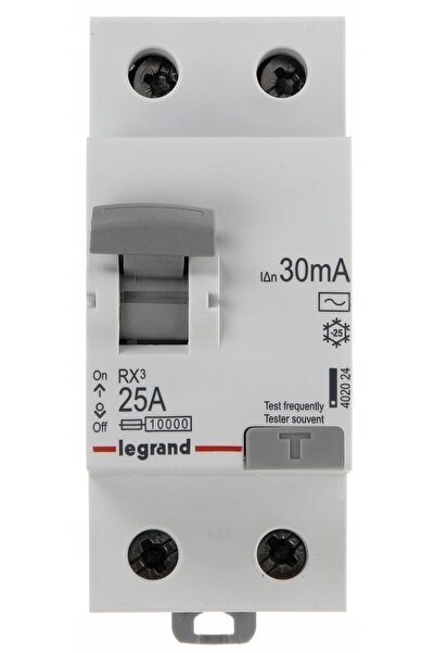 Legrand Întrerupător diferențial de curent 2P 25A P302 RX3