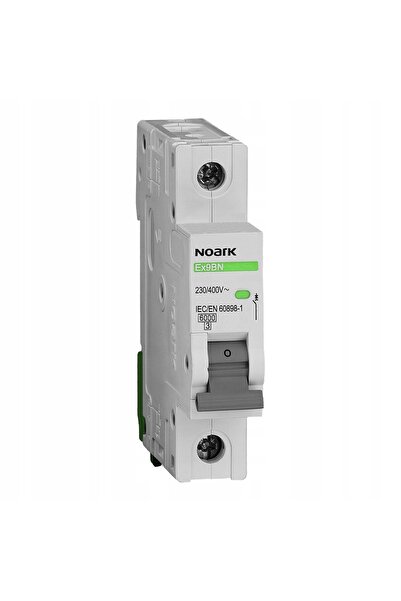 NOARK ELECTRIC Întrerupător de curent suplimentar 6 Ka, B, 20A, 1P, Ex9Bn 1P ...