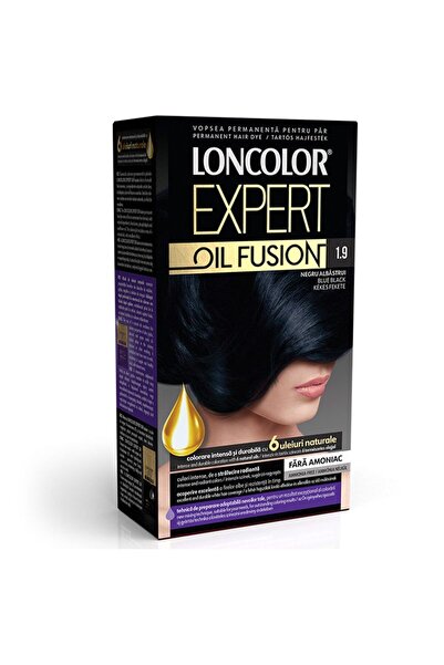 Loncolor Expert Hair Dye Oil Fusion, 1.9 Blue Black
