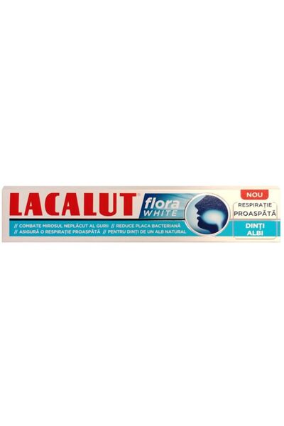 lacalut Паста за зъби, Лакалут, 75 мл Флора Избелваща