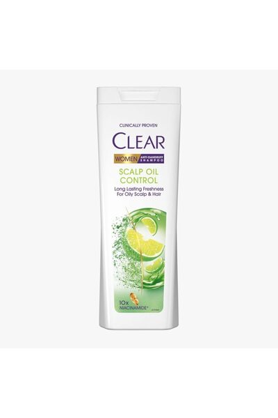 Clear Σαμπουάν, Καθαριστικό, 360 ml, Γυναικείο, Έλεγχος Λιπαρότητας Τριχωτού ...