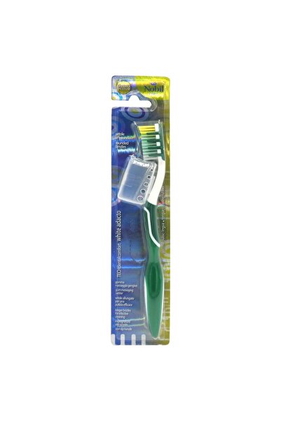 nobil care Toothbrush, Nobil Care, White Adacto Medium Cap