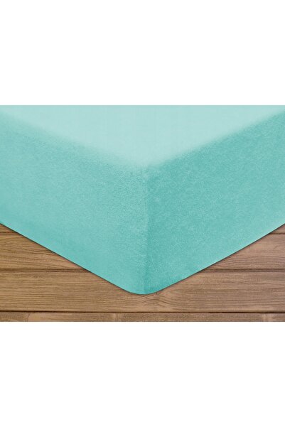 NO BRAND Cearșaf de pat frotir cu elastic 200x220 marin 039