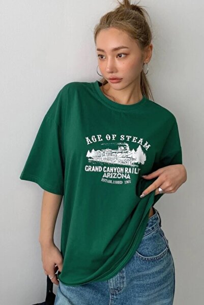 H&GHAMLEGİYİM Μπλουζάκι Zero με τύπωμα oversized