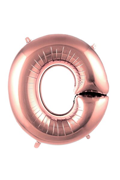 Parti Dükkanı 40 Inch 100 cm Rose Gold Letter O Foil Balloon Helium Compatibl...