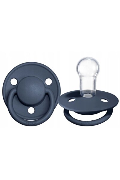 NO BRAND Smoczek Bibs De Lux Set Rotund 2 Bucăți Silicon 0-36 luni Cloud & St...