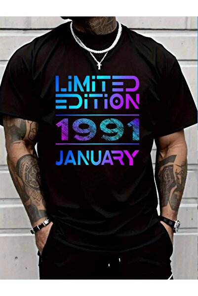 799 100% Cotton Limited Edition January 1991 35th Birthday Year T-Shirt Men's...