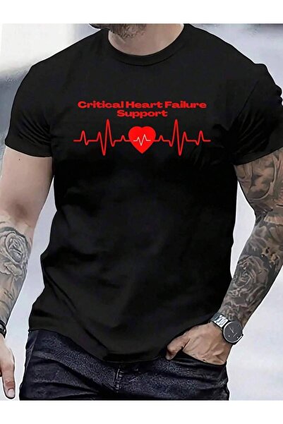 799 100% Cotton Critical Heart Failure Support Designs T-Shirt Men's Women's ...