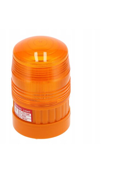 NO BRAND Lampă de avertizare stroboscopică LED, 6V CC, 3W, cu magnet