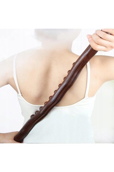 NO BRAND Instrument de masaj Gua Sha din lemn pentru răzuire