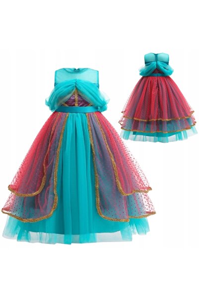 NO BRAND Rochie costum Jasmine Prințesă arabă din Dubai de bal 104 110 CM