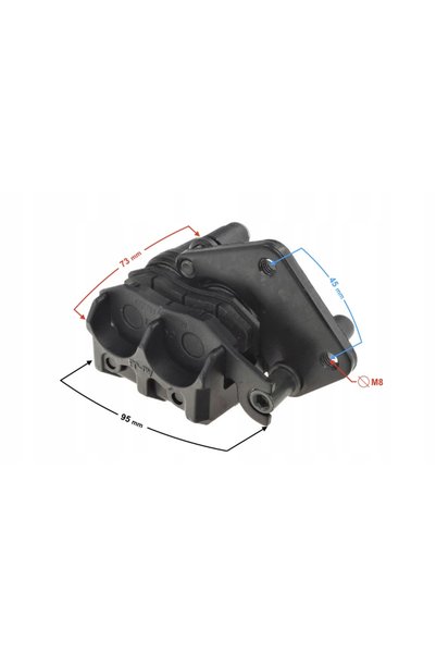 NO BRAND Etrier frână spate pentru scuter Barton B-Max 125