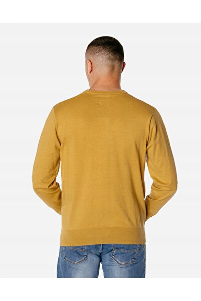 NO BRAND Pulover subțire elegant pentru bărbați, culoare uni, cu decolteu în ...