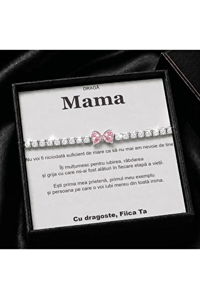 Belora Brățară cu fundiță pentru Mama, cadou din partea fiicei, design elegant