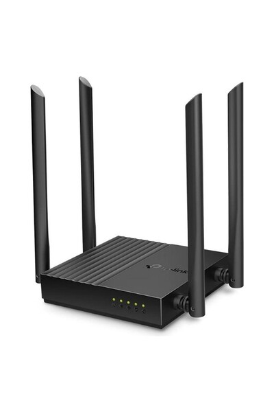 TP-LINK راوتر واي فاي لاسلكي داخلي Archer C64 Ac1200 بسرعة 1200 ميجابت في الثانية وتقنية Mu-Mimo بتردد 2.4/5 جيجاهرتز