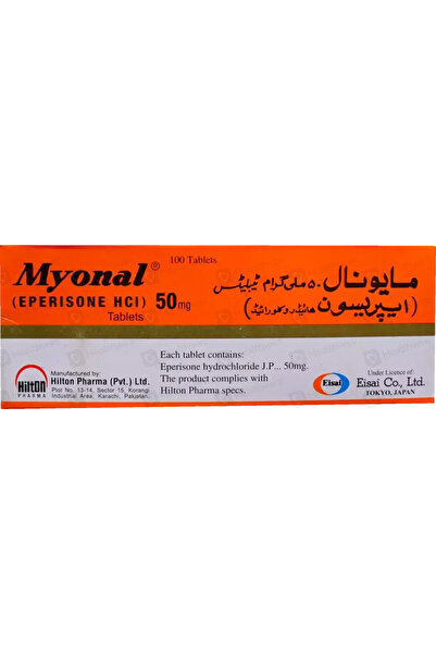 Generic Brand Myonal Muscle Relaxant, 50Mg, 100S Tab