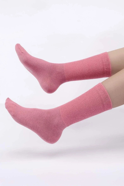 Mısırlı Women's 10% silver content ankle socks - pink