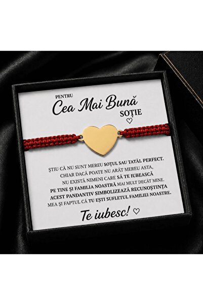Belora Brățară personalizată model Inima pentru soție, cadou special din metal