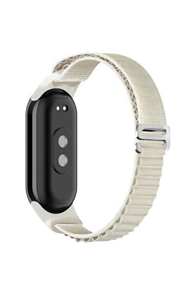 Beline Curea din nailon Alpine pentru Xiaomi Mi Band 10/9/8, Bej