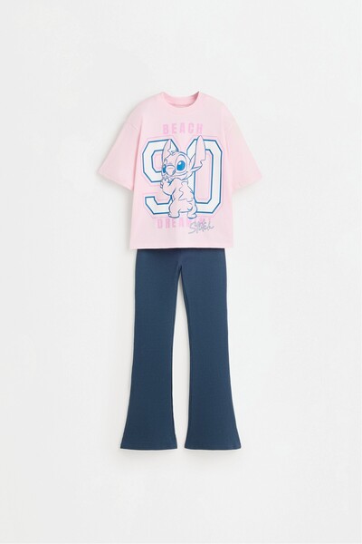 LEFTIES Stitch ©Disney t-shirt ve çan paça tayt takım