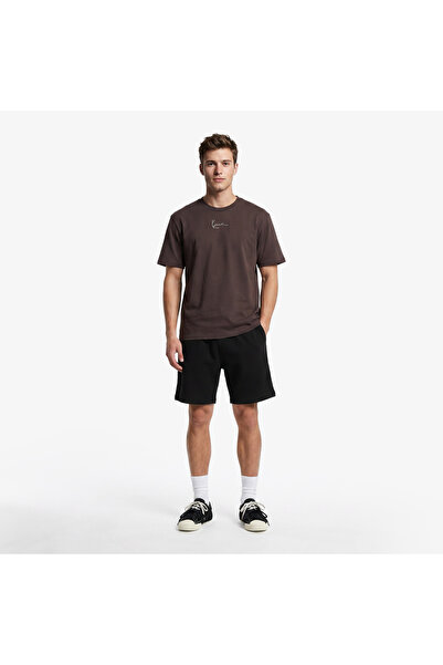 KARL KANI Signature Waffle Men's Black Shorts