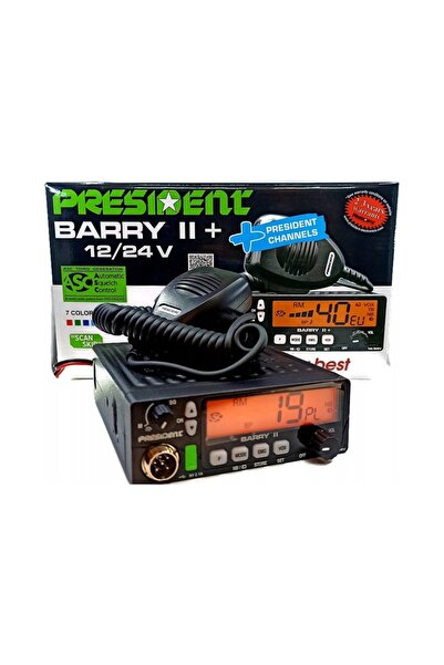 barry accessory Radio CB PRESIDENT Barry II (putere transmițător - 4W, tensiu...
