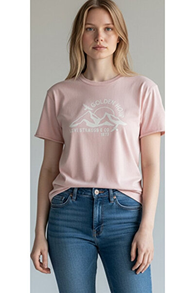 Levi's تي شيرت نسائي مثالي برقبة دائرية 17369-2506