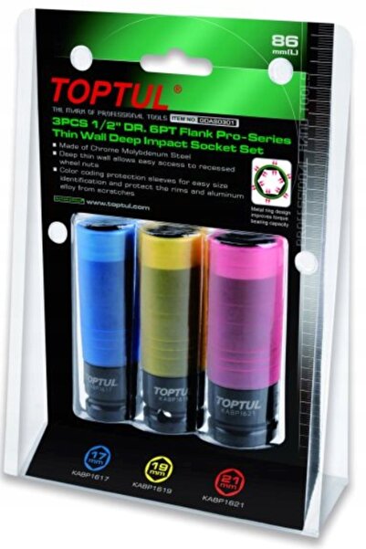 TOPTUL Set de capace GDAS0301