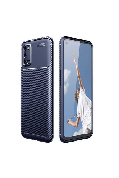 Ummeslem Case Carbon Design  Cover for Oppo A92 Mobile Phone