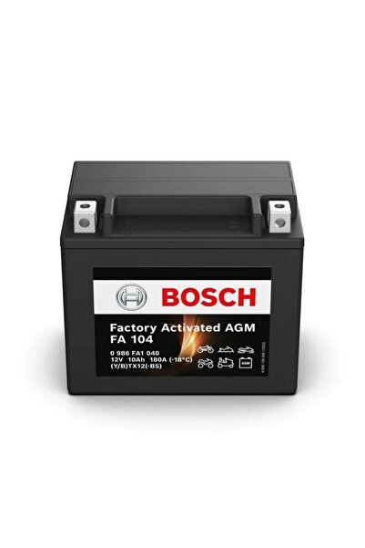Bosch FA104 Agm YTX12-BS Motosiklet Aküsü 12V 10AH 180A