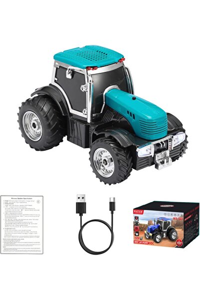 Wster WS-560 Modern Tractor Bluetooth Replica Speaker – Portable Wireless Spe...