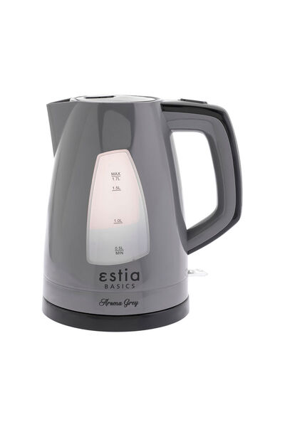 Estia Home Art ESTIA ΒΡΑΣΤΗΡΑΣ AROMA GREY ΠΛΑΣΤΙΚΟΣ 2200w 1.7lt ΓΚΡΙ