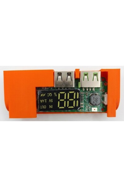 gözeler Çift USB 5V 2.4A Ledli Micro Type-C Powerbank Modülü Ve Powerbank Kut...