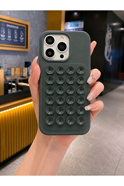 botyco Iphone 16 Pro (6.3 inç) Uyumlu 2'si 1 Arada Magsafeli Vakumlu Vantuz v...