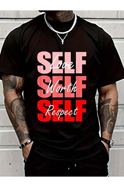 799 تي شيرت 100% قطن من Self-Ish X 3 Color Orange Vibes Only تي شيرت نسائي ور...