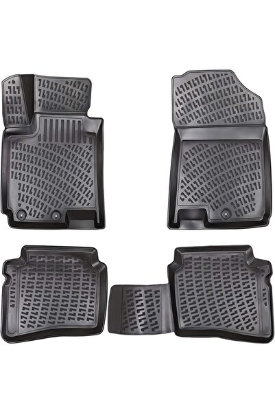 DELUXETUNING Set covorase auto cauciuc Hyundai i20 2014-2020 forma tavita
