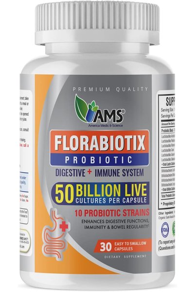 America Medic & Science Florabiotix Probiotic (30 Capsules) | Dietary Supplem...