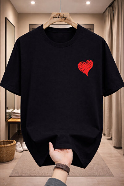 Pink Sky Premium Oversize T-Shirt 100% Cotton Unisex Comfortable Fit Trending...