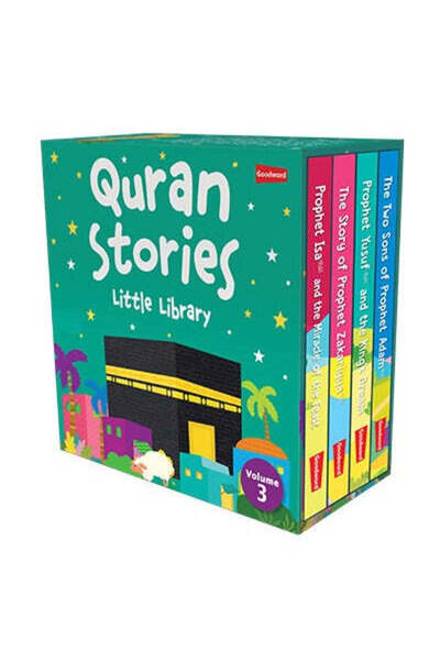 NOVEL Stories of the qur’an – the little library (3) – a set of 4 cardboard b...