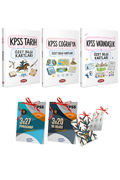 Data Yayınları 2026 KPSS GYGK Tarih Coğrafya Vatandaşlık Özet Bilgi Kartları ...