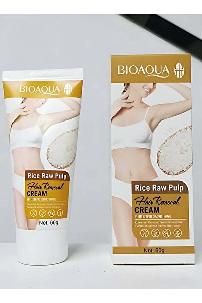 Bioaqua Rice Raw Pulp Whitening Soothing Hair Removal Cream 150ml