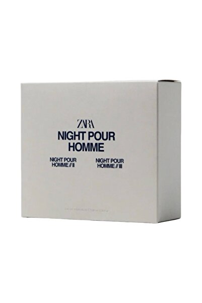 Zara NIGHT POUR HOMME II + III EDP 100 ML + 100 ML (3.38 FL. OZ)