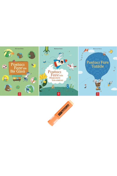 Redhouse Kidz Yayınları Postacı Fare'nin Bir Günü + Postacı Fare Tatilde + Po...