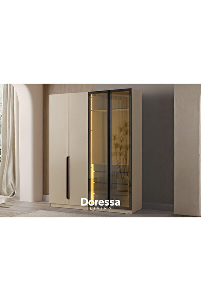 Doressa Living Strada 4 Kapılı Reflekte Camlı Gardırop