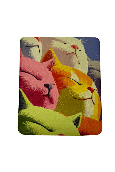 rakkun shop New Cats Printed Wrist Support Mousepad Square