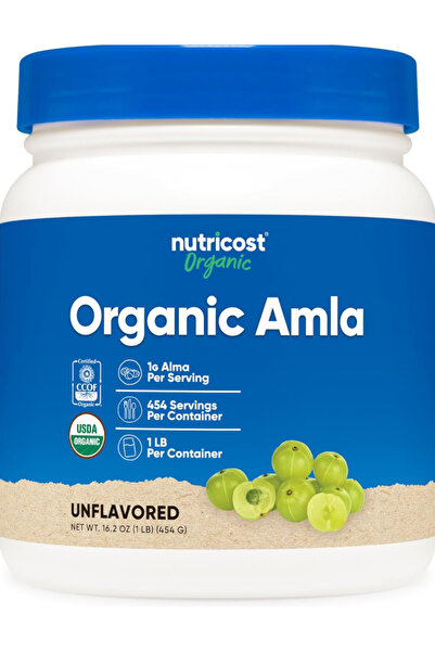 Nutricost Supplement Amla Powder (Unflavored) 1 LB, 1 gram per Serving, GMO-Free