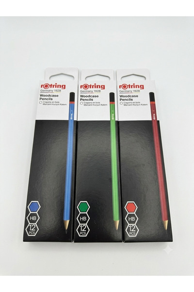 Rotring Kursun kalem ekstra kaliteli 3 adet