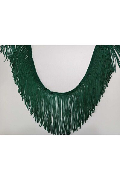 ALTAY AKSESUAR 15 Centimeter Green Fringe Decorative Strip