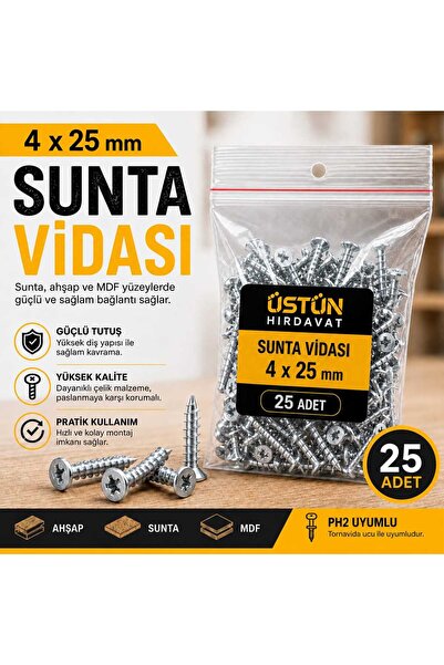 Genel Markalar SUNTA VİDASI 4X25