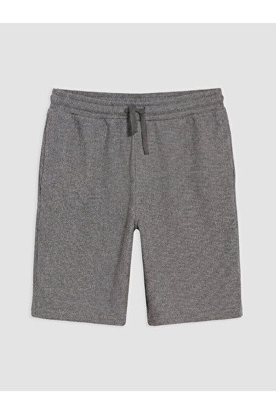 LC Waikiki Gri Erkek Çocuk Pike Şort